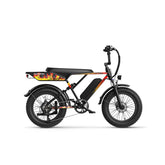 JASION RetroVolt Electric Bike - Motor 500W Battery 48V12.5AH 20 Inch Wheels Mechanical Disc Brakes - Black